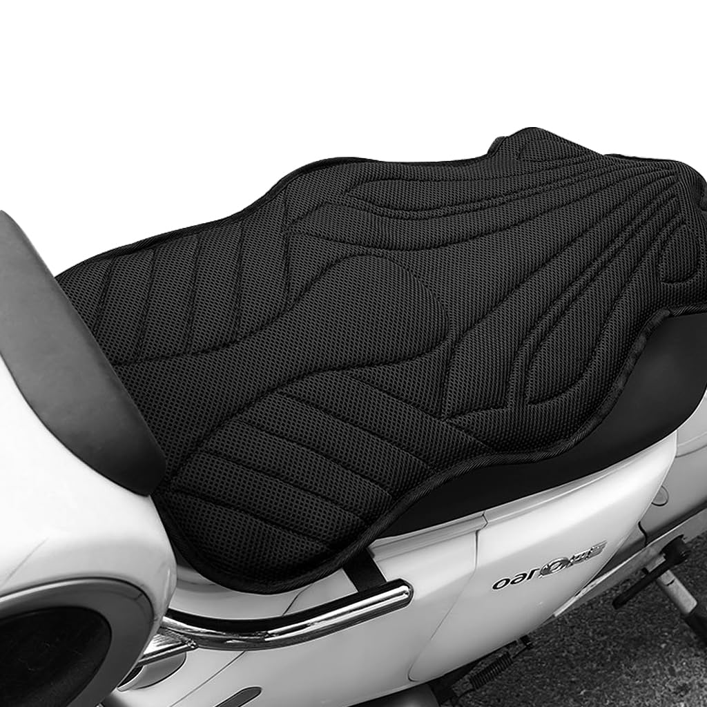 STHIRA Motorcycle Seat Cushion Two Seat Universal Motorcycle Seat Cushion 3D Shock Absorption Seat Cushion Motorcycle Seat Pad Motorcycle BikeSeat Cushions for Long Drive STHIRA Motorcycle Seat Cushion Two Seat Universal Motorcycle Seat Cushion 3D Shock Absorption Seat Cushion Motorcycle Seat Pad Motorcycle BikeSeat Cushions for Long Drive